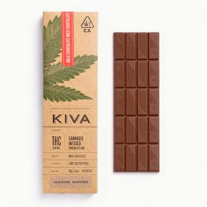 Kiva Milk Chocolate Bar ~ 100mg main image