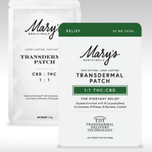 Mary's Medicinals ~ Transdermal Patch – 1:1 CBD:THC-image