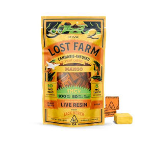 Kiva ~ Lost Farms Chews - Mango - Jack Herer-image