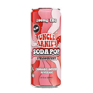 Uncle Arnie's Strawberry Soda 12oz Can-image